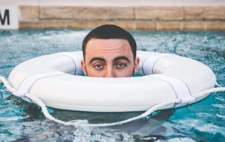 Mac Miller Forever on X: He wrote this in the pool at The Rave in